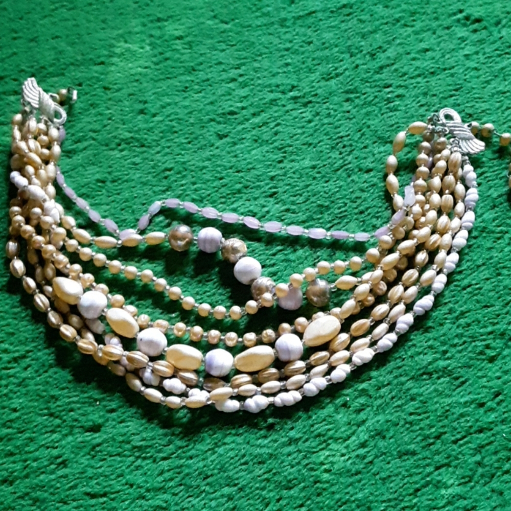 Vintage 8 strand necklace